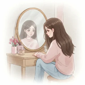 Tú eres nosotras ilustración-sanar mi niña interior